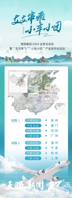 解碼貴州旅游旺季更旺 杭州國際旅行社助力航旅融合，“支支串飛”促旅游市場持續升溫